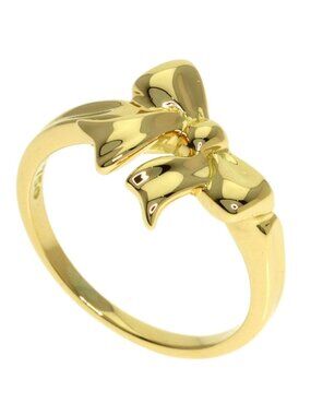 Tiffany & Co Ribbon Ring 18k Yellow Gold
